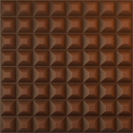 Ekena Millwork 19 5/8in. W x 19 5/8in. H Bradford EnduraWall Decorative 3D Wall Panel, Total 32.04 Sq. Ft., 12PK WP20X20BRDRU-CASE-12